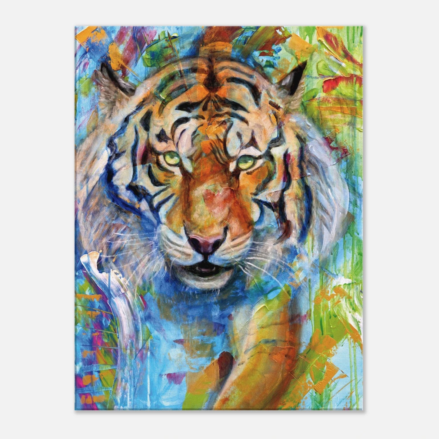 Colorful-tiger-abstract-art