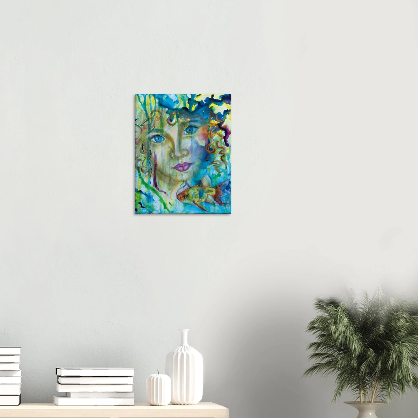 "Precious and Goldfish" - Original